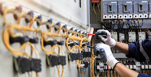Professional Electrician technician working in Cherry Valley, IL